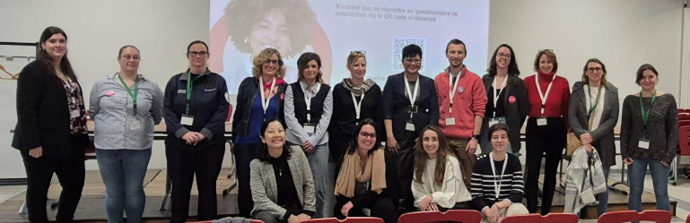 Les marraines et le parrain de l’opération « Elles bougent pour l’orientation »