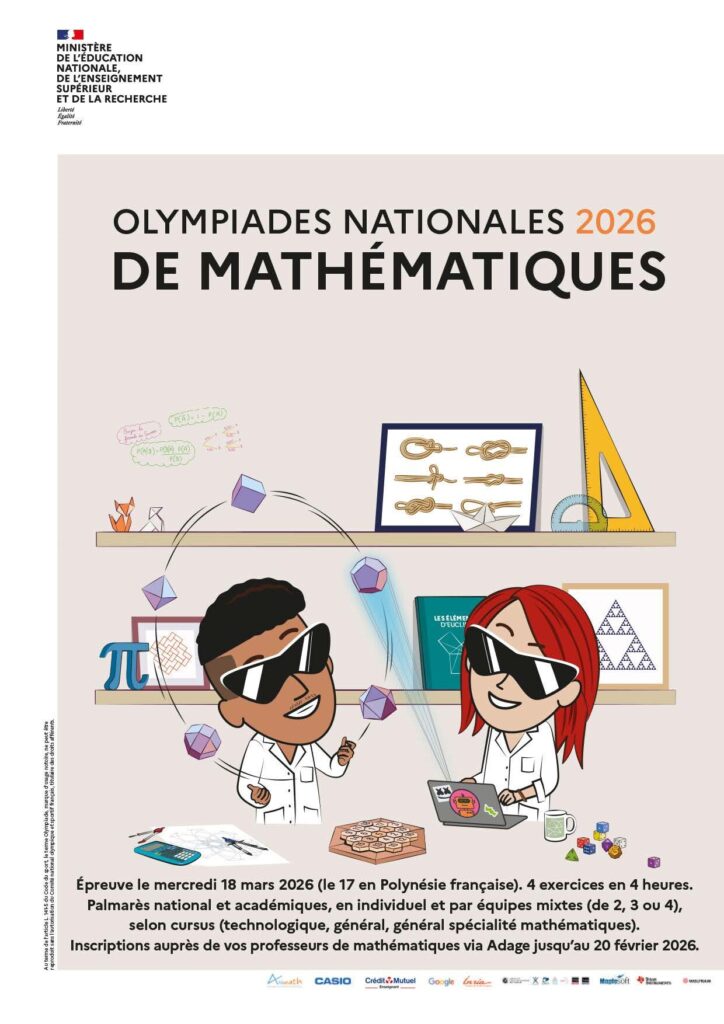 You are currently viewing OLYMPIADES DES MATHÉMATIQUES